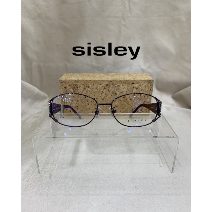 갓성비 좋은 100%정품 시슬리 시슬리안경 SISLEY S-2245 col.02 보라색 명품안경 안경선물 가벼운안경 국내생산 여사님안경 엄마안경 부인용안경 엄마안경선물 추천합니다