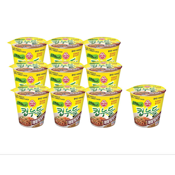 인지도 있는 컵누들 매콤찜닭맛 컵 45.5g x 10개입 ···