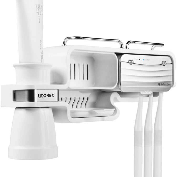 인기 급상승인 유토렉스 퍼펙트케어 충전식 무선칫솔살균기 URT-115CHWT-S, 화이트 ···