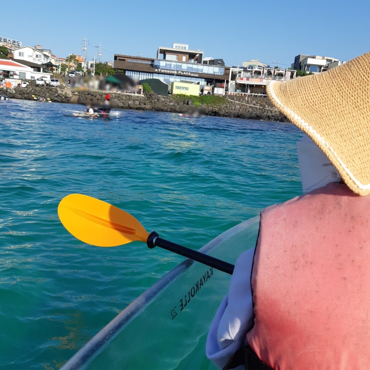  제주도 애월 투명카약(한담해변 놀거리, 체험)