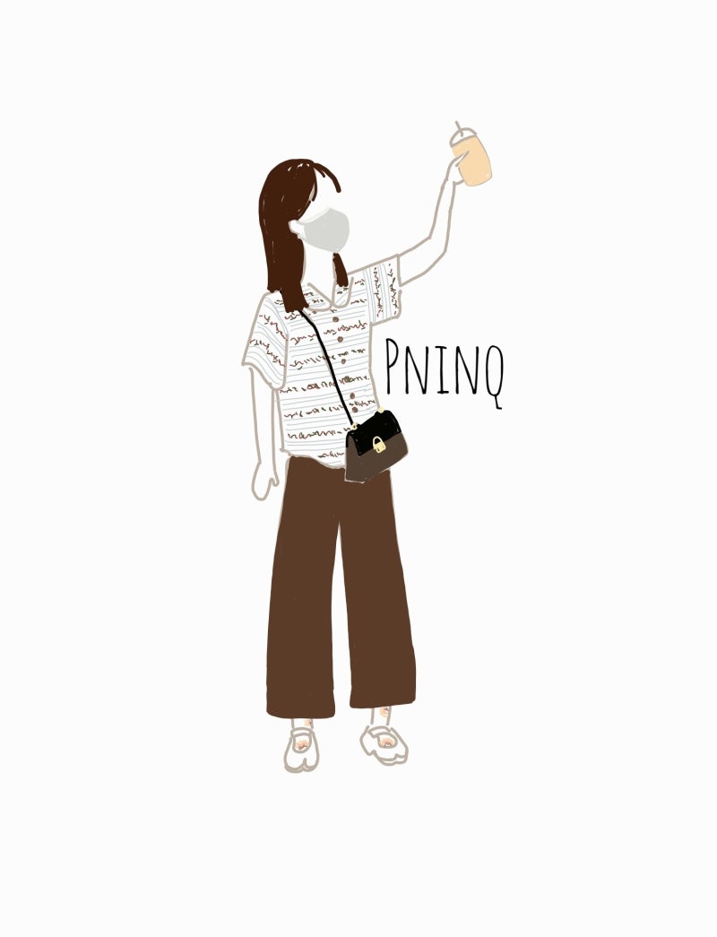 #4 데일리 코디; 치키타 블라우스, 나이키 에어리프트