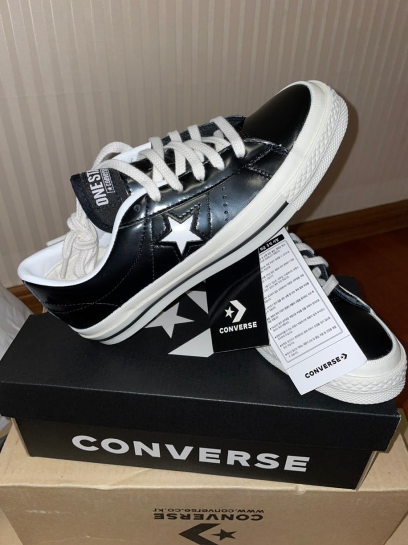 컨버스 원스타 한별 블랙 (Converse One Star Hanbyeol Black)원스타 못사셨어요?무신사 세일 감사요