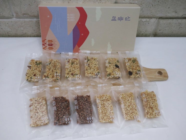 현미강정 수제오란다강정 심플레 답례품 선물로 딱이네