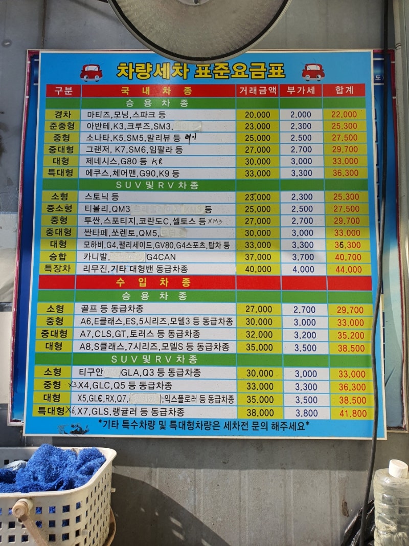 구리손세차] 금호손세차 가격 솔직후기 : 네이버 블로그