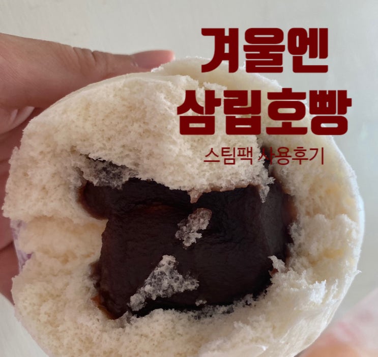  찬바람불면 생각나는 겨울 간식, 삼립호빵 스팀팩 리뷰(단팥,피자)