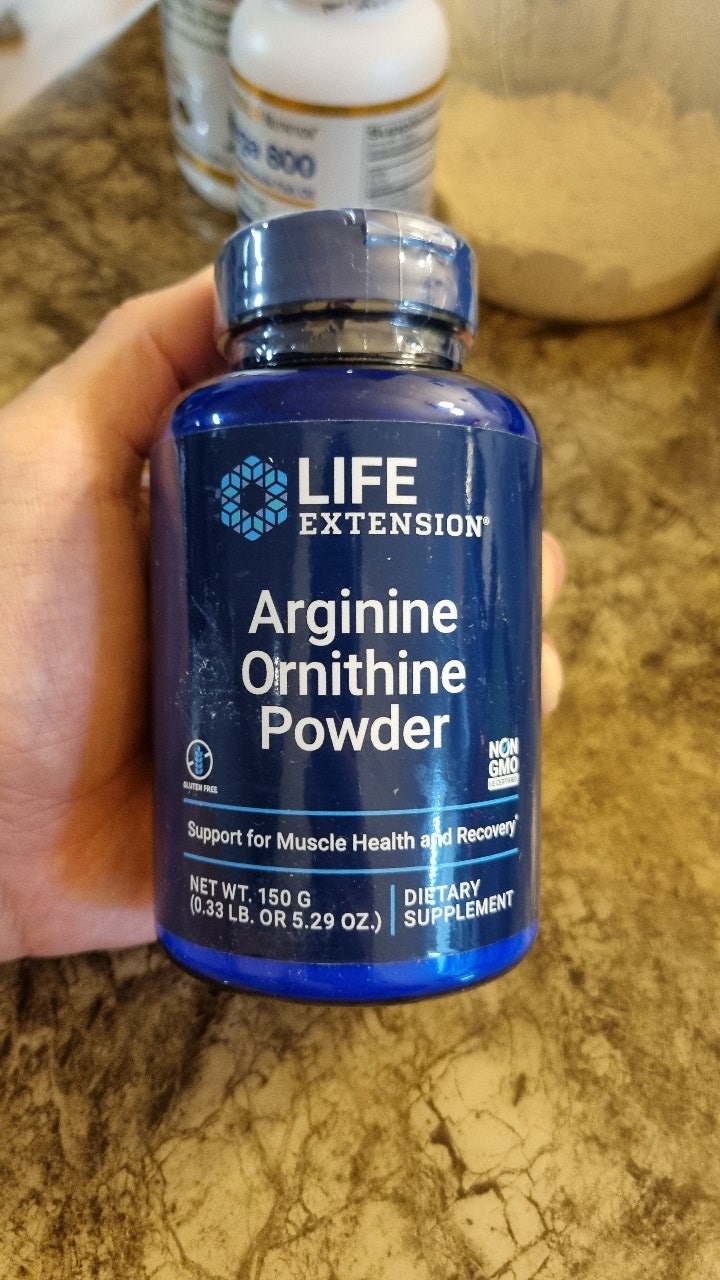 [리뷰] 라이프 익스텐션 - Arginine Ornithine Powder (아르기닌 + 오르니틴 분말형 제품)