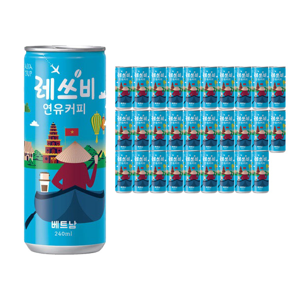 갓성비 좋은 레쓰비 아시안트립 연유커피, 240ml, 30개 ··· 갓성비 좋은 레쓰비 아시안트립 연유커피, 240ml, 30개 ···