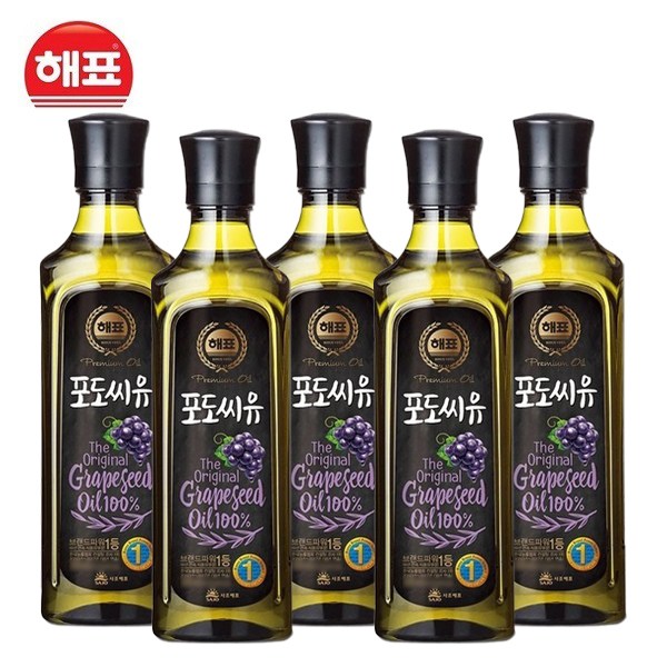 인기 많은 해표 포도씨유, 5개, 500ml 추천합니다