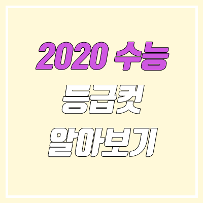 2020 수능 등급컷 원점수, 표준점수, 인원, 비율