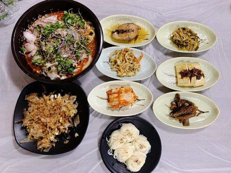  속초 물회 회포장 맛집 ; 애견동반 가능 신가횟집