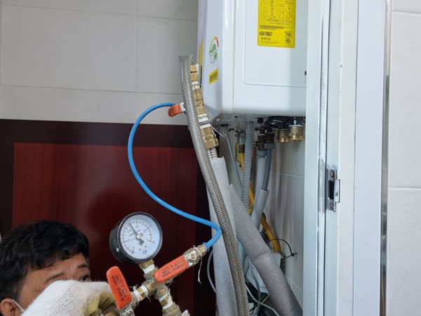  광주 중대동 누수 보일러바닥물이 어디서 나오는 거죠?