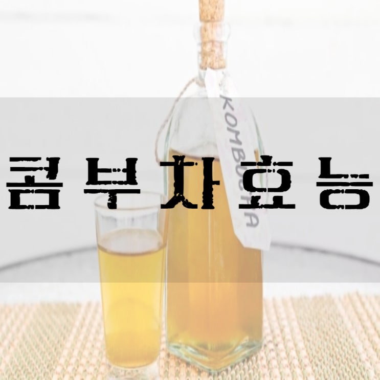  티젠 콤부차 레몬 효능 및 카페인