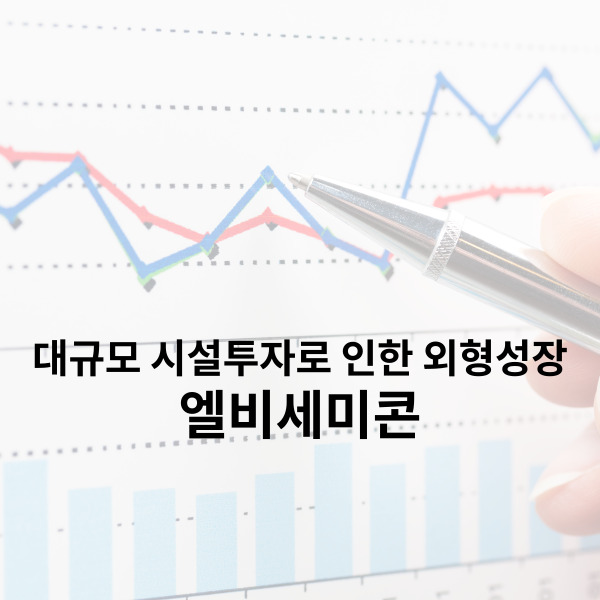 엘비세미콘 대규모 시설투자로 외형성장 지속