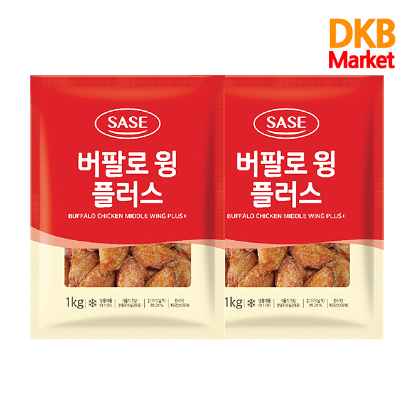 인지도 있는 사세 버팔로윙 플러스1kg + 사세 버팔로윙 플러스1kg, 2개, 1kg 좋아요