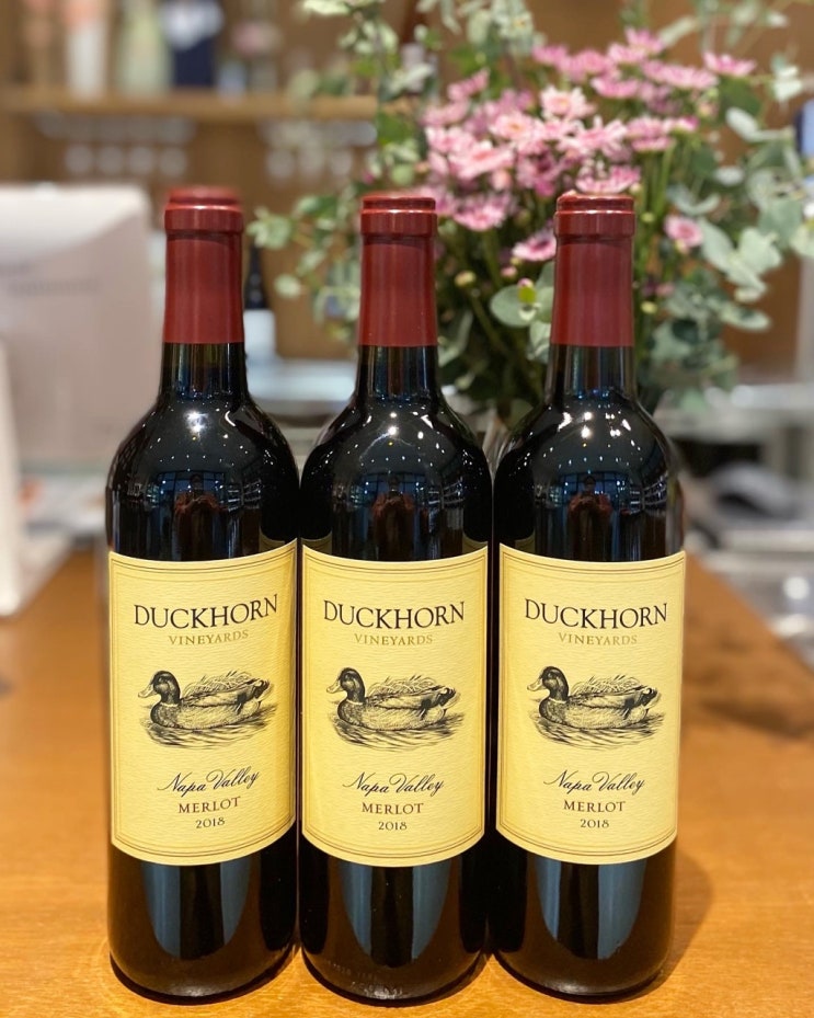  덕혼 나파밸리 멀롯 2018 - Duckhorn, Napa Valley Merlot 2018. 깊이있는 풍미의 클래식한 와인