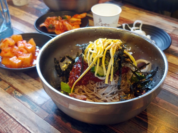  제주 비자림 맛집 비자림국수집(메밀비빔국수 존맛)