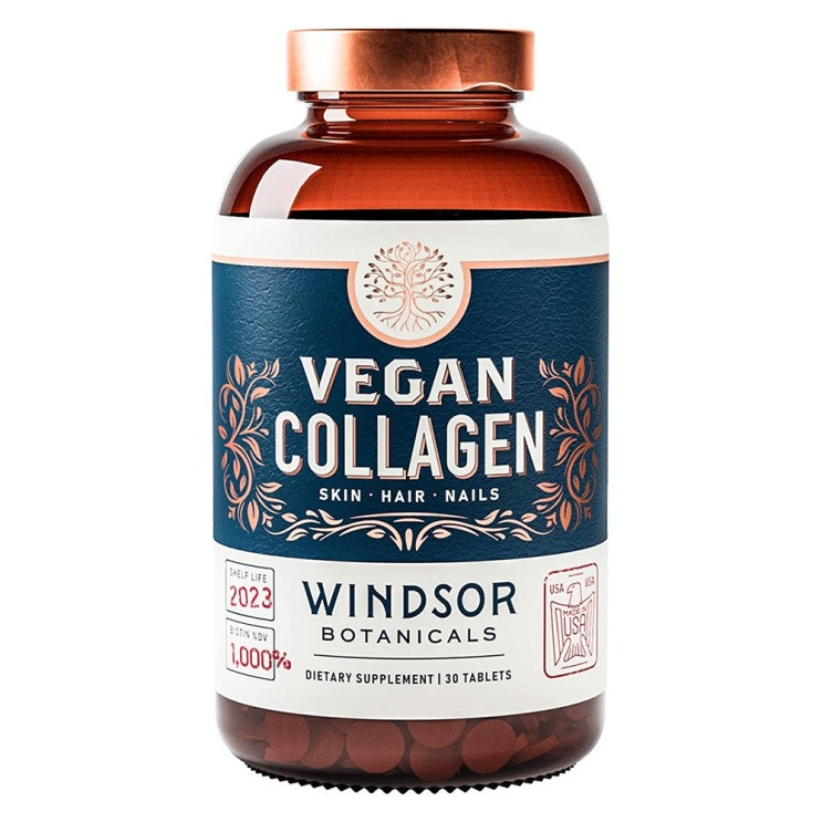 최근 많이 팔린 식물성 콜라겐 30정 (1개월분) 루테인 히알루론산 함유 WINDSOR BOTANICALS Vegan Collagen Builder, 1개 추천합니다 최근 많이 팔린 식물성 콜라겐 30정 (1개월분) 루테인 히알루론산 함유 WINDSOR BOTANICALS Vegan Collagen Builder, 1개 추천합니다