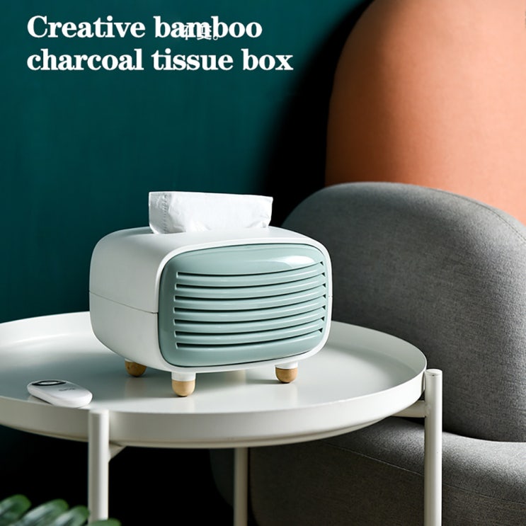 많이 팔린 OEM Home Imitation Rradio Creative Cute Living Room Bamboo Charcoal Tissue Box XZL200723821C,