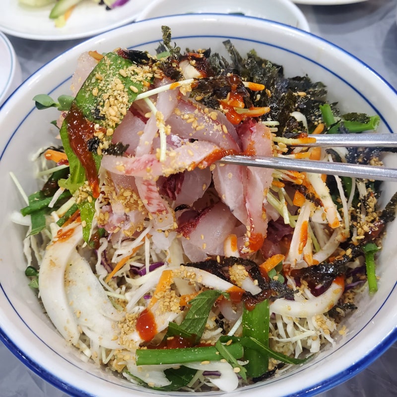 전주 중화산동 맛집 섬마을 싱싱한 회덮밥 맛집