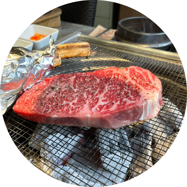  [부천 맛집] 중동 전장군 숯불갈비 한우암소갈비 & 한우 채끝 스테이크