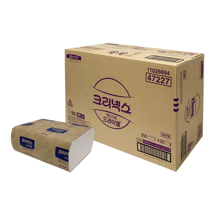 리뷰가 좋은 크리넥스 드라이셀 천연펄프 핸드타올 F250 20밴드 1박스, 47227 크리넥스 핸드타올 250매 20밴드 1박스 ··· 리뷰가 좋은 크리넥스 드라이셀 천연펄프 핸드타올 F250 20밴드 1박스, 47227 크리넥스 핸드타올 250매 20밴드 1박스 ···