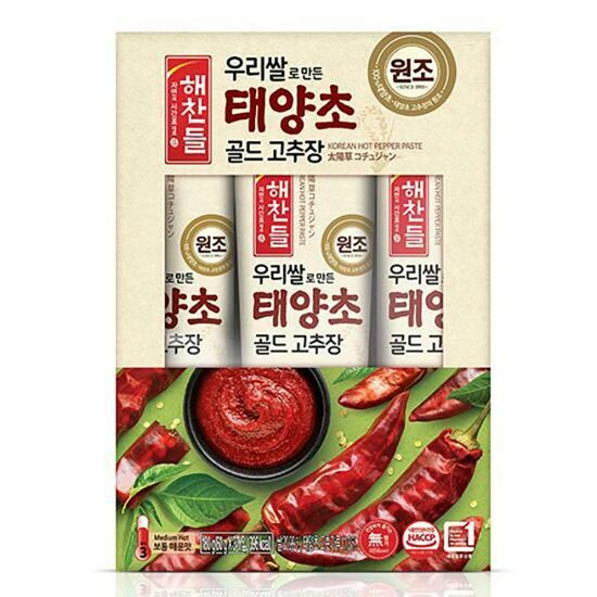 가성비 좋은 해찬들 우리쌀로 만든 태양초골드 고추장, 60g, 3개입 추천해요 가성비 좋은 해찬들 우리쌀로 만든 태양초골드 고추장, 60g, 3개입 추천해요