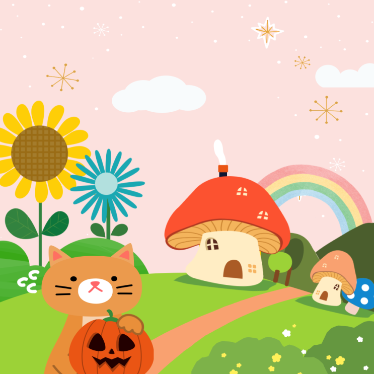  고양이 아즈라엘 스트레스의 주범 스머프들과 가가멜