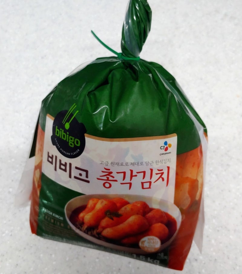 비비고 총각김치1.5kg 구매후기[마켓컬리]