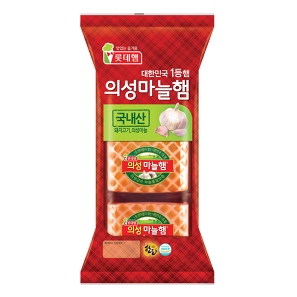 인기 많은 롯데 의성마늘햄 320g+100g 추가 증정, 420g, 2개 추천합니다