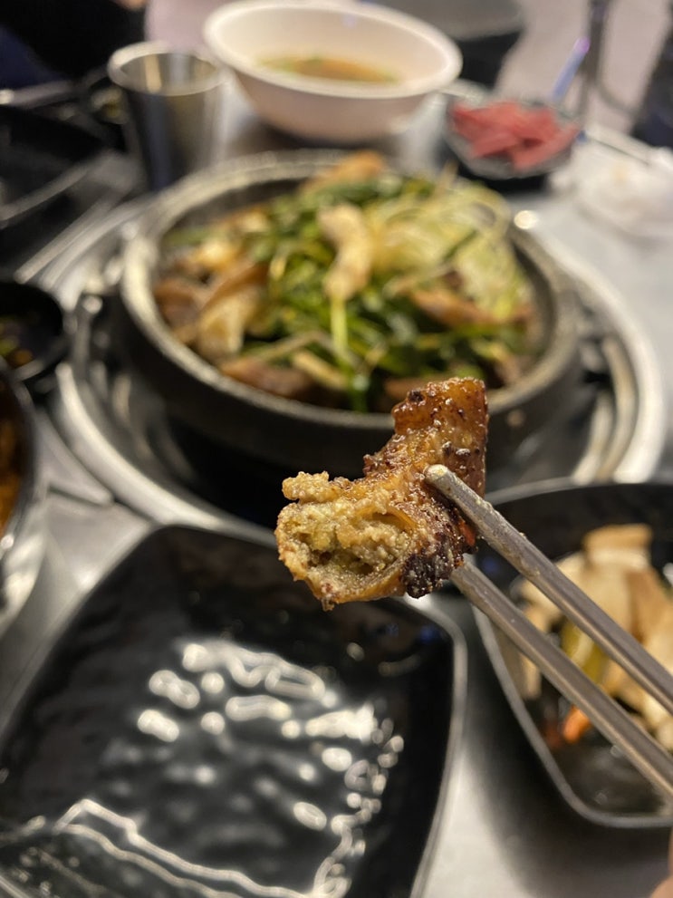  합정 곱창 :: 천사곱창 홍대2호점 - 모듬곱창, 팔도비빔면과 함께
