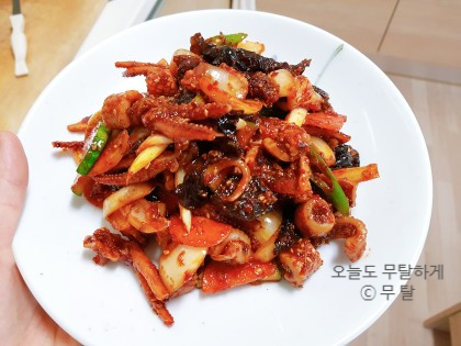 물 생기지 않는 오징어볶음 만들기 초간단 레시피로  5분퀵 냉파 오징어볶음 오징어 칼집 팁과 효능 및 보관법과 활용법까지