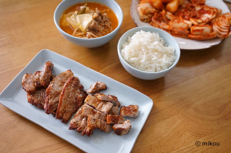 설로인 얼룩도야지 삼겹살, 피그로인으로 맛있는 삼겹살요리