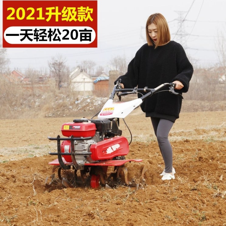  인기있는 경운기 농기계 소형 농업용 관리기 미니 이앙기 귀농 귀촌 쟁기질 토양 풀기 및 쟁기질을, 프레임 엔진 액세서리 제외 좋아요