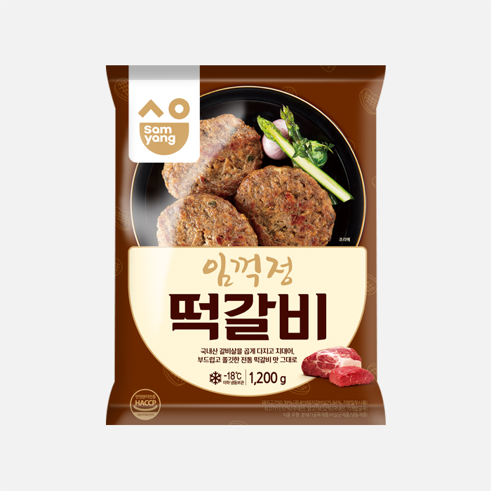  후기가 정말 좋은 삼양 임꺽정 떡갈비 1.2kg, 1개 ···