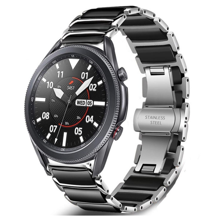 많이 팔린 22mm 20mm 세라믹 + 메탈 스트랩 삼성 갤럭시 시계 3 46mm/액티브 2 42mm/화웨이 GT2/Amazfit GTR 교체 팔찌 스트랩|Watchbands|, 많이 팔린 22mm 20mm 세라믹 + 메탈 스트랩 삼성 갤럭시 시계 3 46mm/액티브 2 42mm/화웨이 GT2/Amazfit GTR 교체 팔찌 스트랩|Watchbands|,