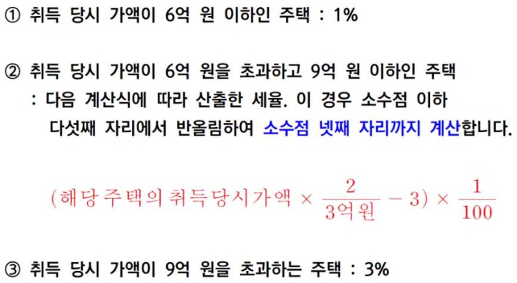  2021년 10월 내 집 마련 1-2 취득세(무주택자 + 4주택 이상 자, 개인사업자･법인, 생애 첫 구입자 취득세 감면 내용)