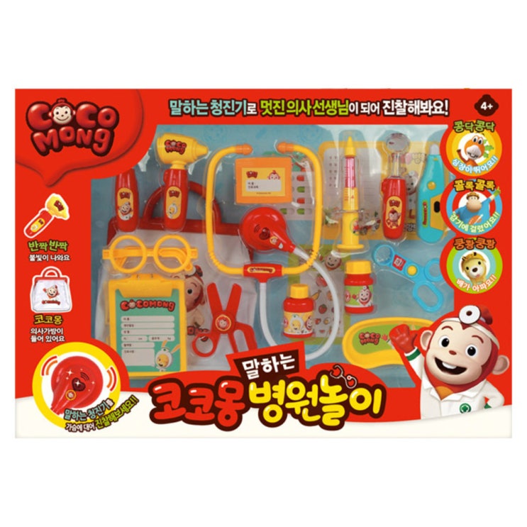 리뷰가 좋은 코코몽 말하는 병원놀이, 혼합색상 좋아요 리뷰가 좋은 코코몽 말하는 병원놀이, 혼합색상 좋아요