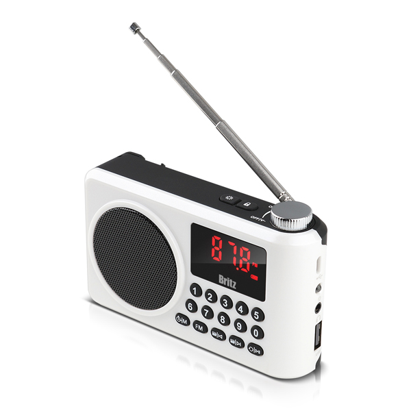 가성비갑 브리츠 휴대용 FM라디오 블루투스 스피커 BZ-LV990, 화이트 ··· 가성비갑 브리츠 휴대용 FM라디오 블루투스 스피커 BZ-LV990, 화이트 ···