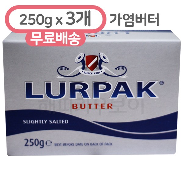  잘나가는 루어팍 가염 버터 아이스박스, 3개, 250g 좋아요