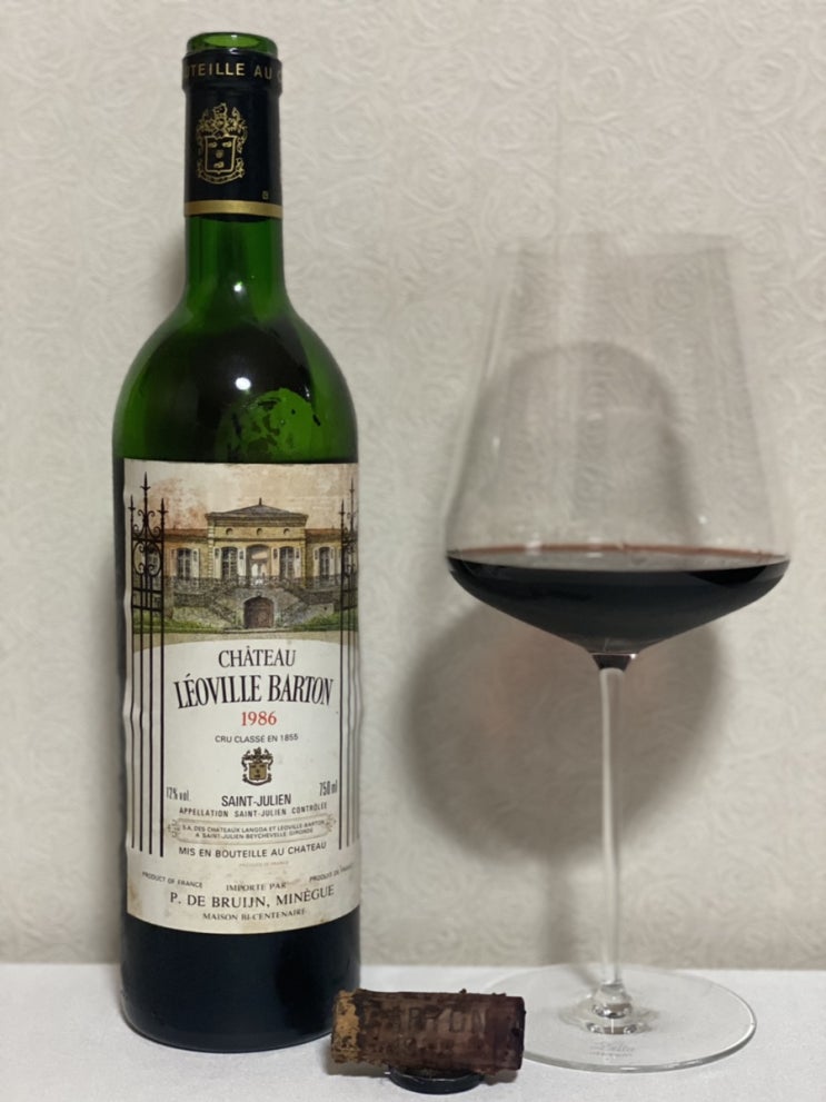  Chateau Leoville Barton, Saint-Julien Grand Cru Classe 1986