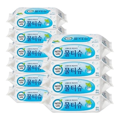 잘나가는 깨끗한나라 페퍼민트 물티슈 리필형, 30매, 80팩 추천해요 잘나가는 깨끗한나라 페퍼민트 물티슈 리필형, 30매, 80팩 추천해요