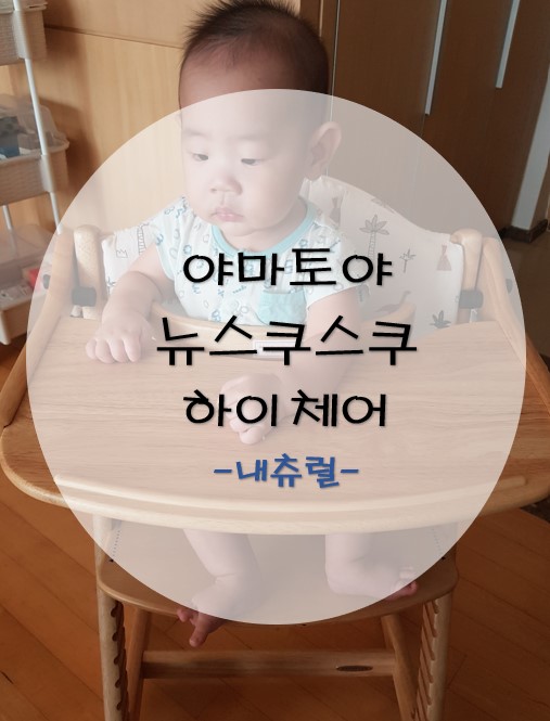  [내돈내산] 야마토야 뉴스쿠스쿠 아기 하이체어 두 달 사용후기