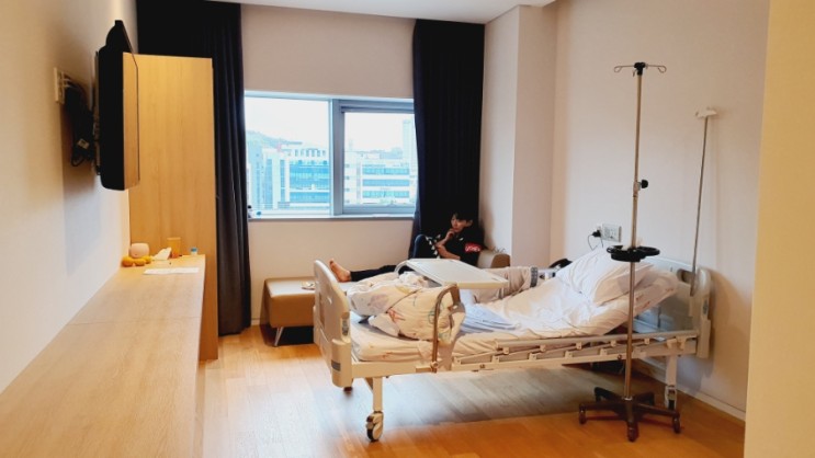 아산 삼성미즈산부인과 병원 제왕절개 후기, 입원실 및 식사 일상