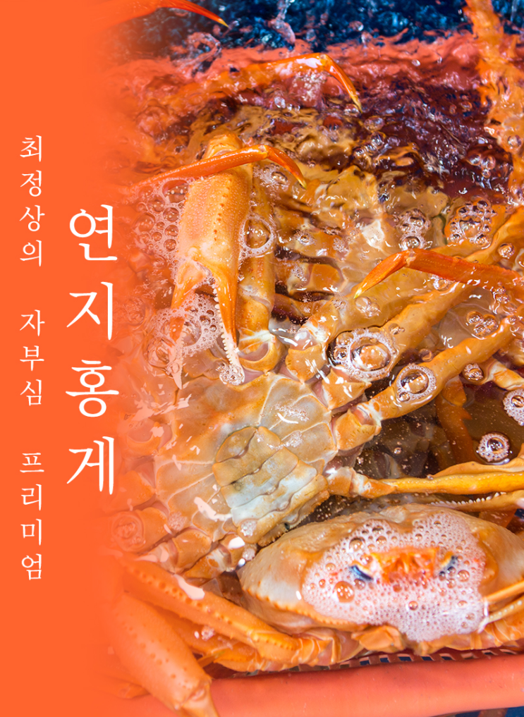  홍게찜 택배 및 보관방법 (공동구매)