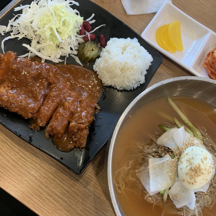 &lt;서울 이수역 맛집&gt; 이 조합 저는 사랑합니다, "왕돈까스&왕냉면 이수점" (8.1)