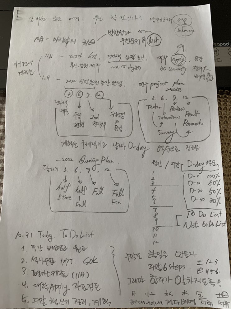  벌써 10월! 남은 한 해의 두 달을 어떻게 보내고 싶으신가요?