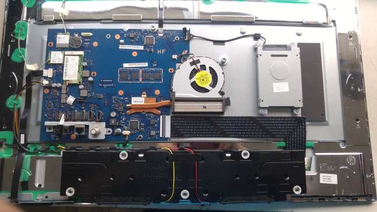  분당컴퓨터 굿프랜드 삼성 모니터 일체형 올인원PC DM700A7K-K28 SSD교체 및 윈도우10 설치하기
