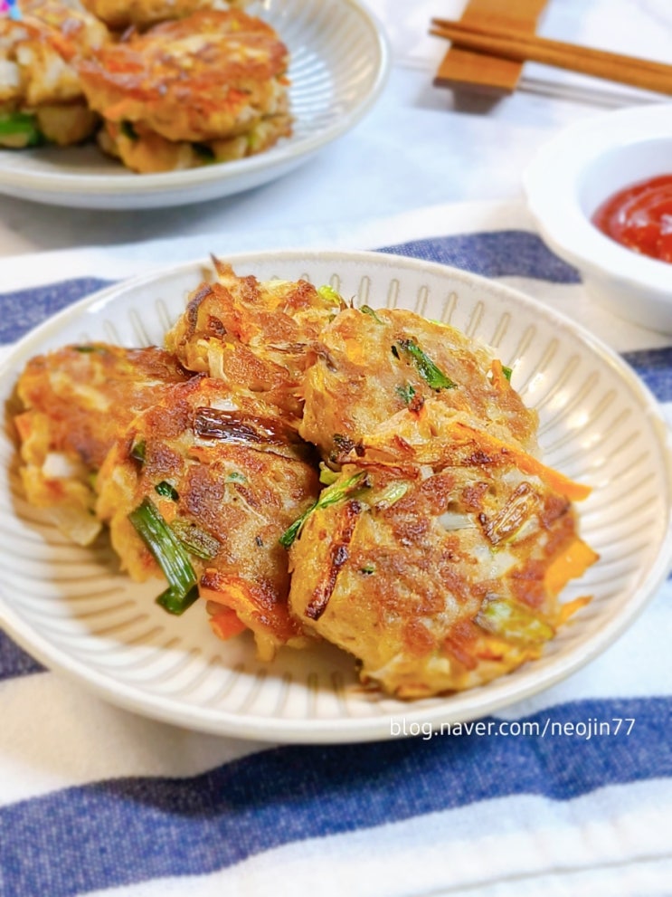 초간단 참치야채전 아이들 영양가득 밥반찬 초간단 참치야채전 아이들 영양가득 밥반찬