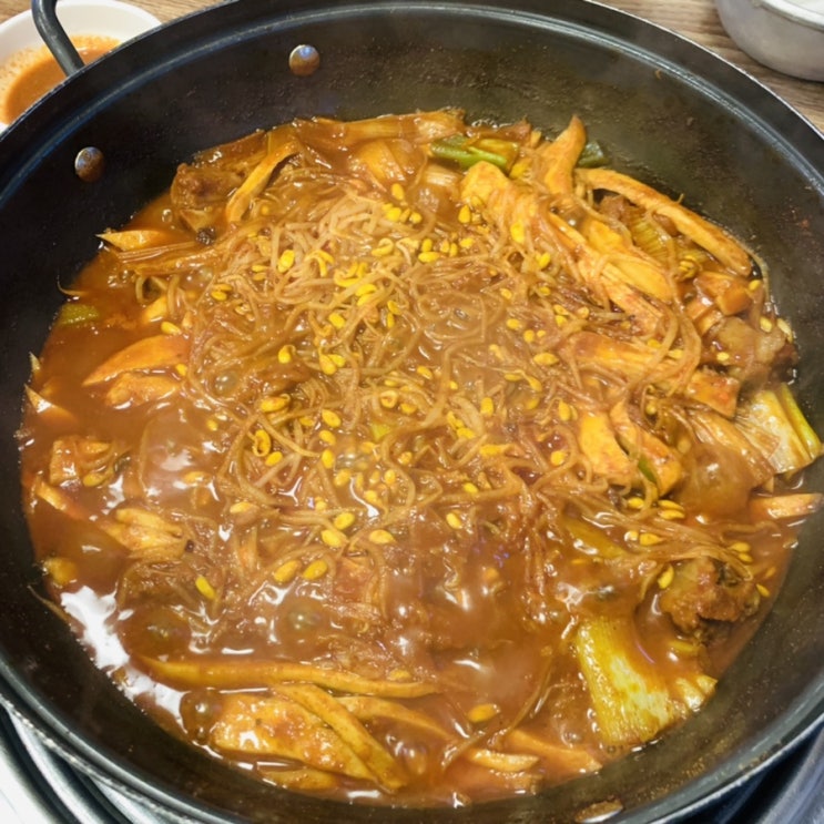 성남 분당 정자동 맛집 < 효원식당 > 매운맛  양푼등갈비 곤드레밥 메밀전까지!