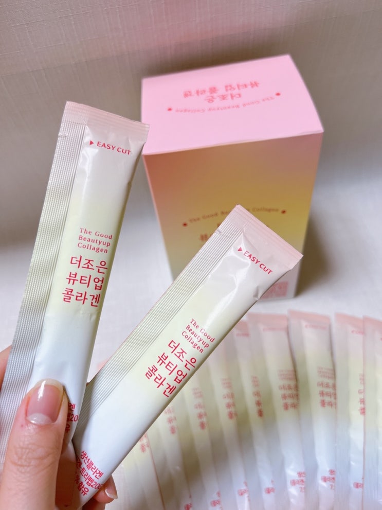  [콜라겐젤리] 더조은 뷰티업 저분자어류콜라겐 젤리스틱으로 간편하게 관리하기!